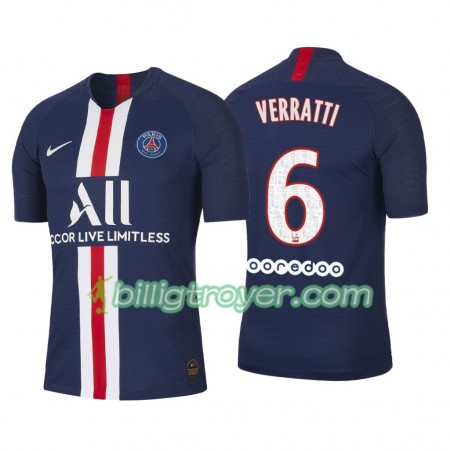 Billige Fotballdrakter Paris Saint-Germain Marco Verratti 6 Hjemmedraktsett 2019/20 Kortermet